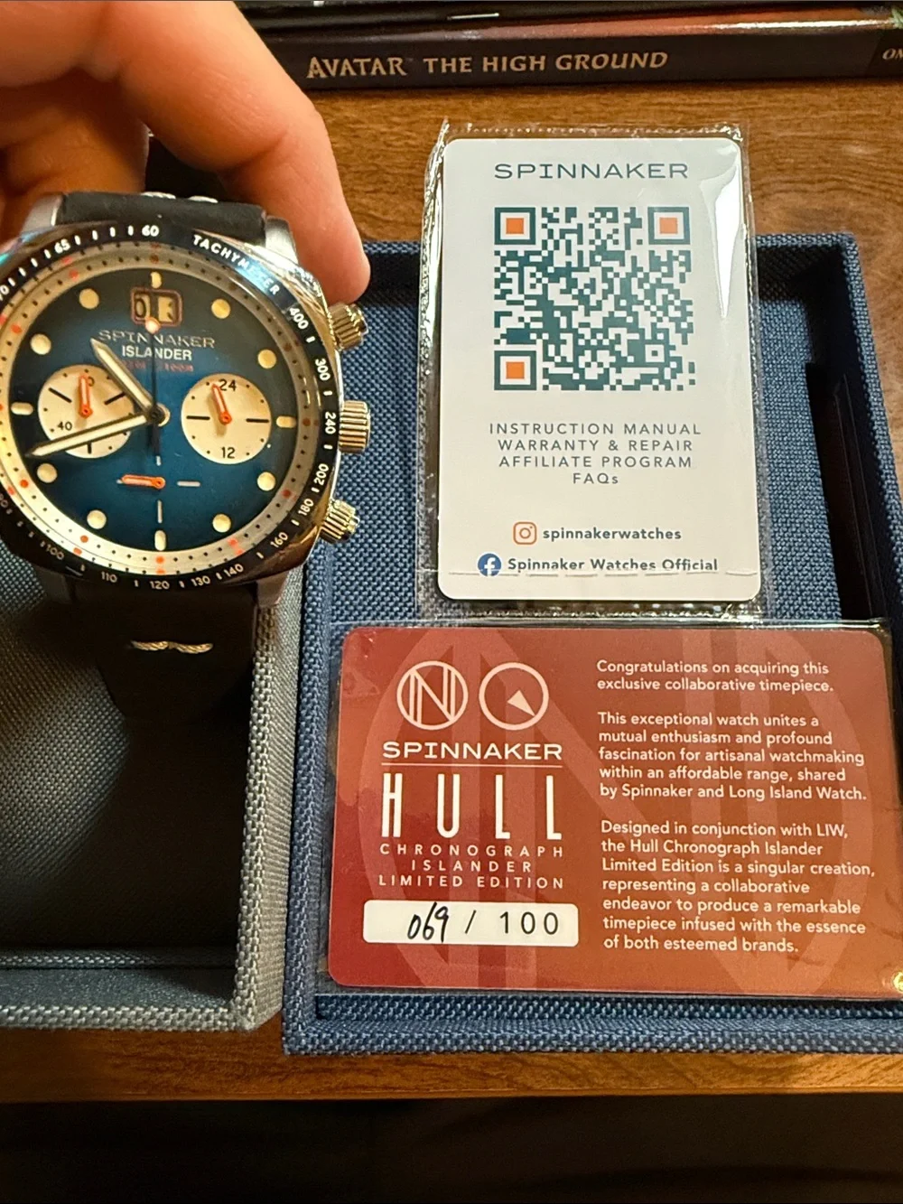 Hull Chronograph Islander Limited Edition Watch - Blue